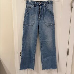 Just Black Light Blue Flare Jeans